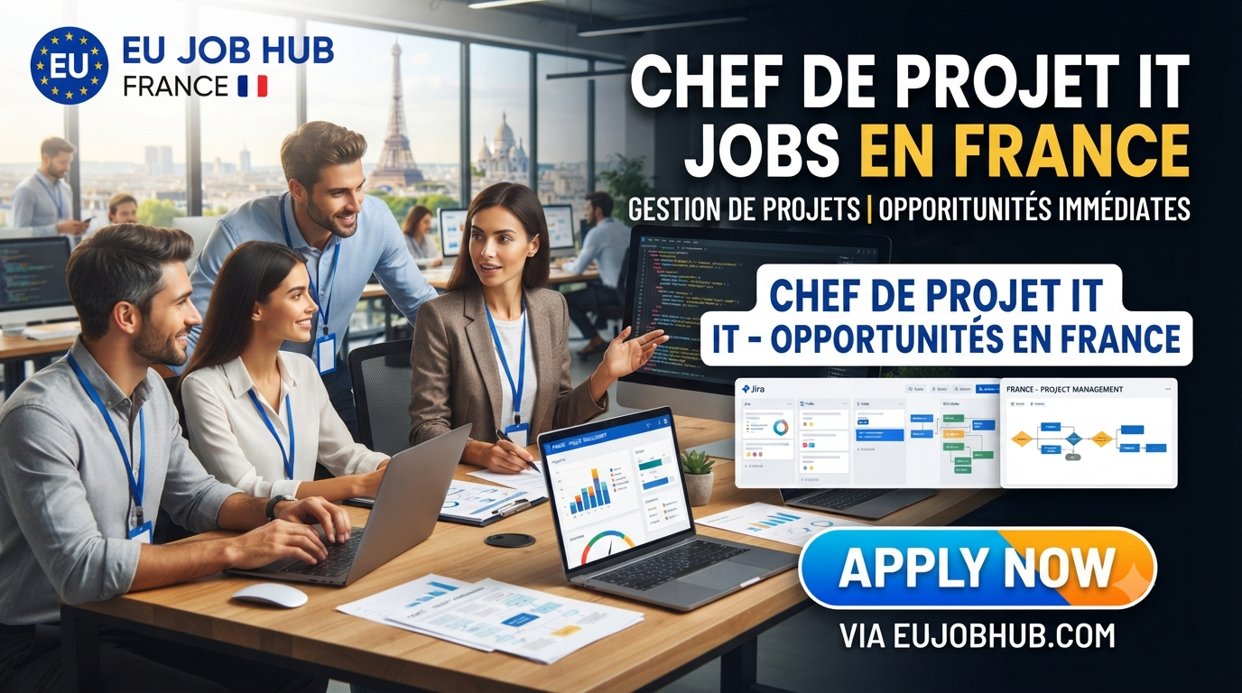 Chef de Projet IT Jobs en France – Postes en Gestion de Projets