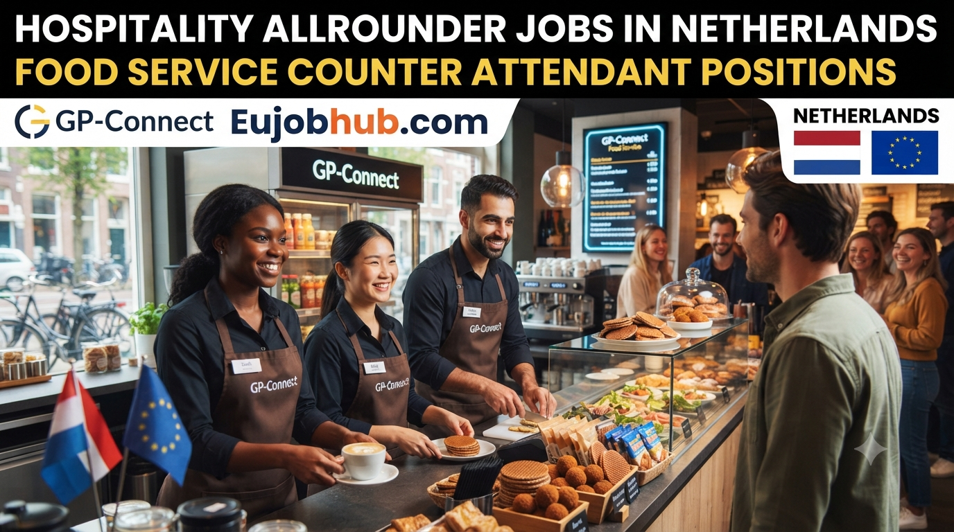 Hospitality Allrounder Jobs in Netherlands. Food Service Counter Attendant positions with GP-Connect
