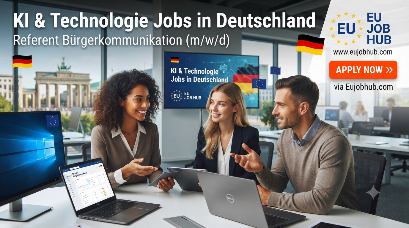 KI & Technologie Jobs in Deutschland – Referent Bürgerkommunikation