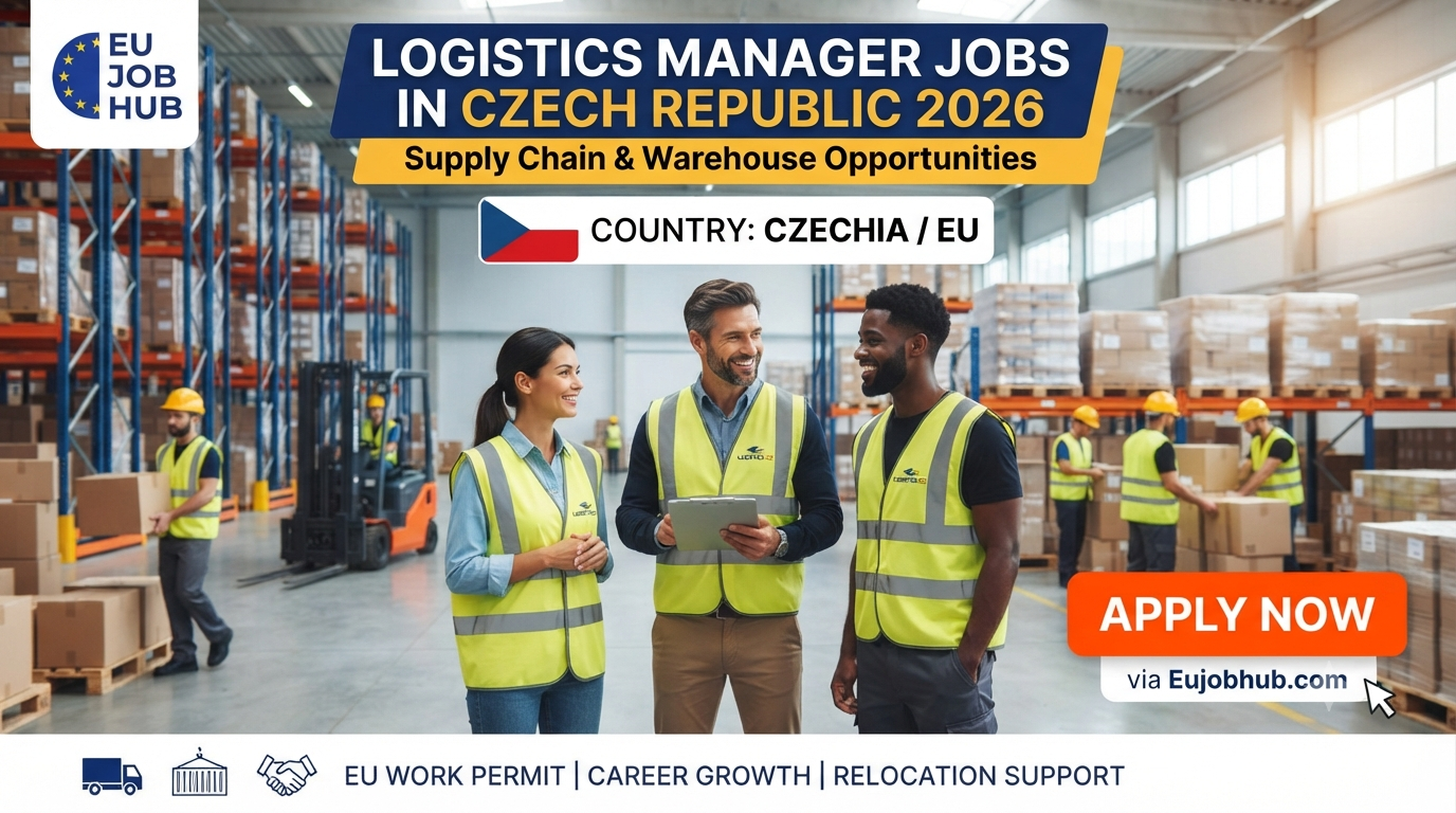Logistics Manager Jobs in Czech Republic 2026 Supply Chain & Warehouse Jobs