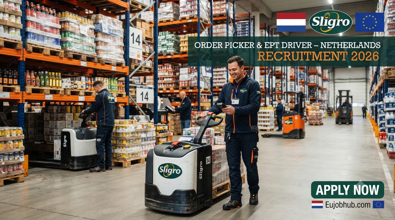 Order Picker & EPT Driver – Sligro Wholesale Netherlands Recruitment 2026