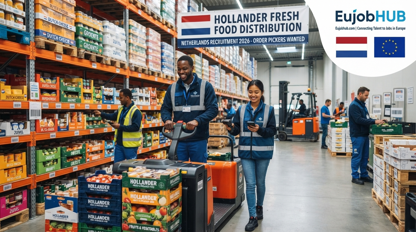 Order Picker – Hollander Fresh & Packaged Food Distribution Netherlands Recruitment 2026
