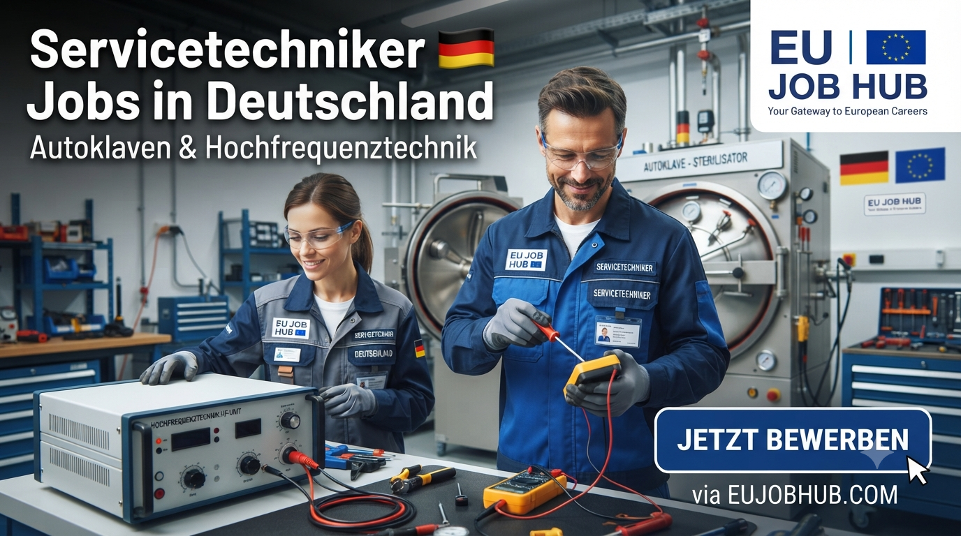 Servicetechniker Jobs in Deutschland – Autoklaven & Hochfrequenztechnik