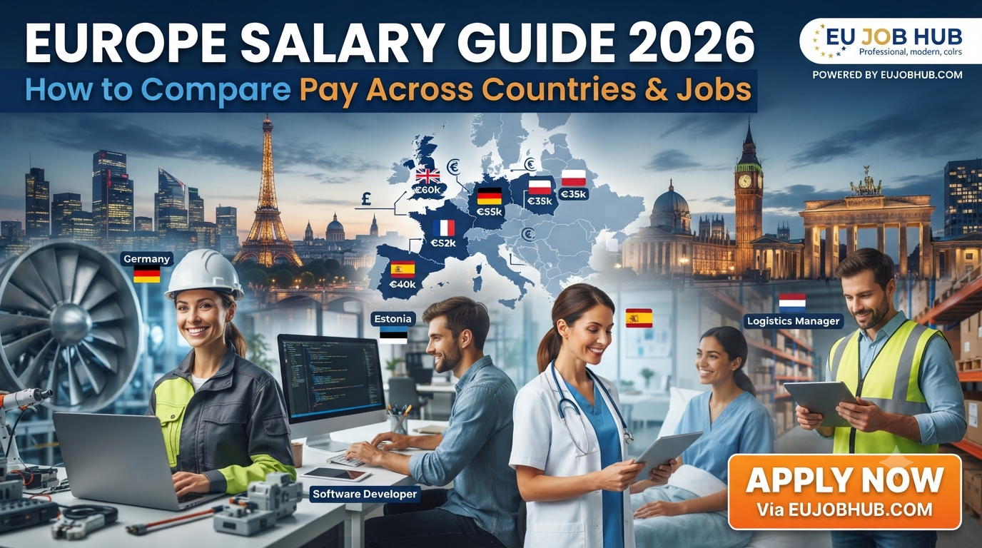 Europe Salary Guide 2026: How to Compare Pay Across Countries and Jobs