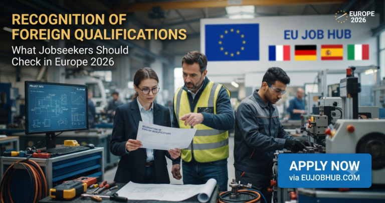 Recognition of Foreign Qualifications in Europe 2026: What Jobseekers Should Check