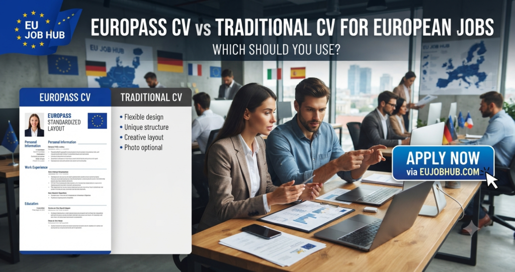 Europass CV vs Traditional CV for European Jobs: Which Should You Use?