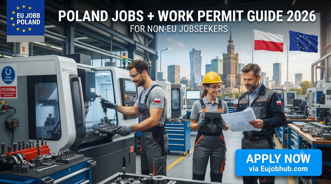 Poland Jobs + Work Permit Guide 2026 for Non-EU Jobseekers
