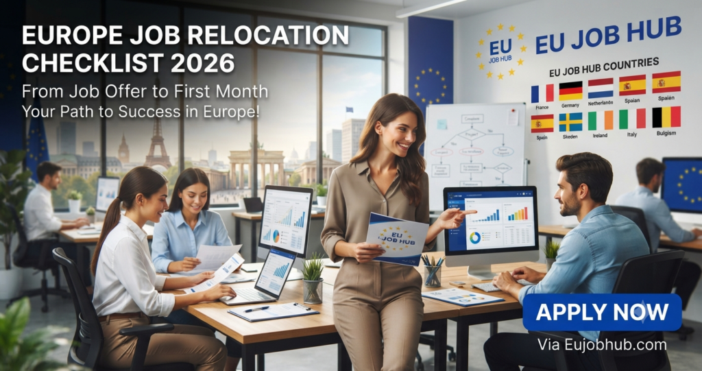 Europe Job Relocation Checklist 2026: From Job Offer to First Month