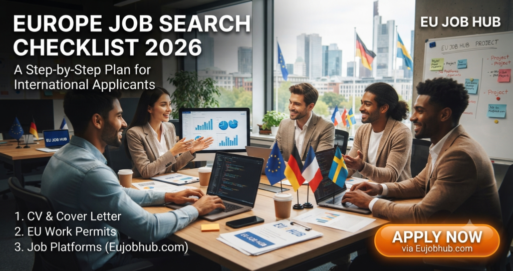 Europe Job Search Checklist 2026: A Step-by-Step Plan for International Applicants
