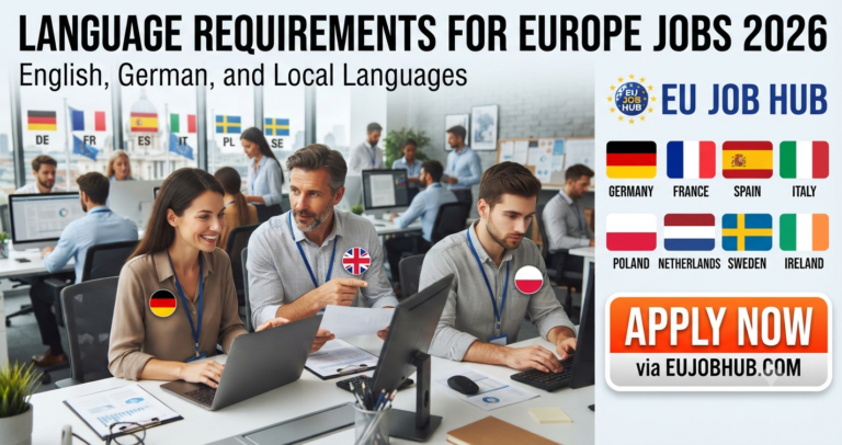 Language Requirements for Europe Jobs 2026: English, German and Local Languages