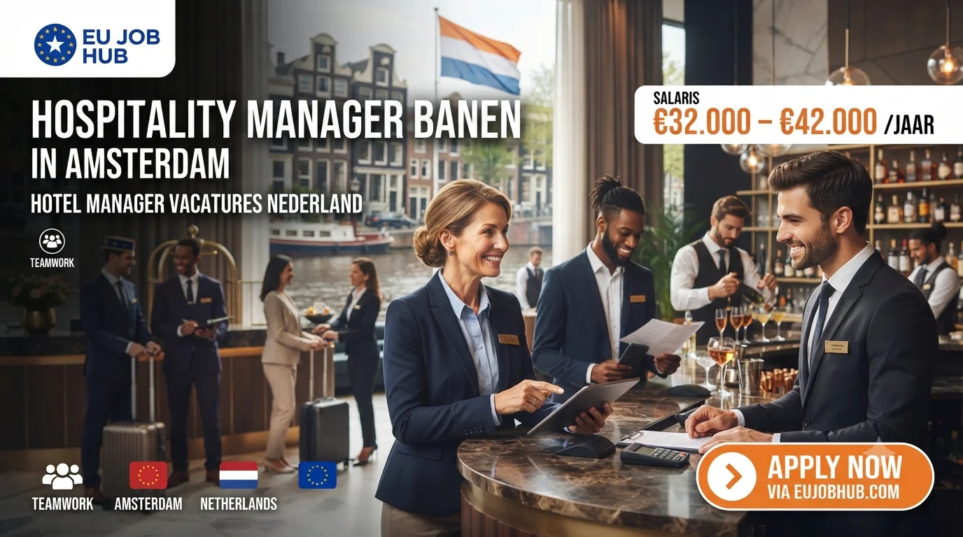 Hospitality Manager Banen in Amsterdam – Hotel Manager Vacatures Nederland